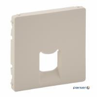 Лицьова панель розетки RJ11 / RJ45 Valena IN "MATIC / LIFE Legrand Слонова кістка (755411)