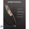 Кабель USB 2.0 AM - miniUSB (5P), 3 м, Black, Ugreen US132, 2A (10386) (10386_US132)