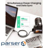 Кабель USB 2.0 AM - miniUSB (5P), 3 м, Black, Ugreen US132, 2A (10386) (10386_US132)