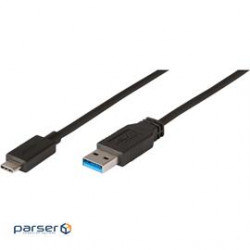 Accell Cable U225B-003B-2 3.3 feet USB-C to A cable USB 3.1 Gen2 3A USB-IF Bare