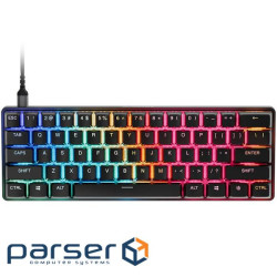 Клавіатура ігрова SteelSeries Apex Pro Mini Gen 3 UA HyperMagnetic, OmniPoint 3.0, OLED (64913)