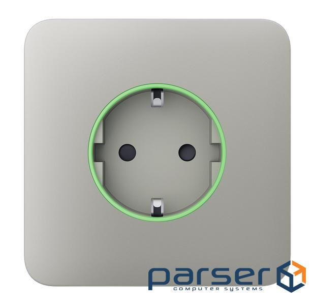 Розумна розетка Ajax SoloCover oyster (000038785)