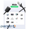 Патч-корд 2м, F/UTP cat 6 RJ-45 extension black Ugreen (U_11281)