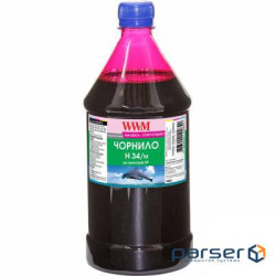 Чорнило WWM для HP №22/121/122 1000г Magenta водорозчинне (H34/M-4)