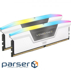 Memory module CORSAIR Vengeance RGB White DDR5 6400MHz 32GB Kit 2x16GB (CMH32GX5M2B6400C36W)