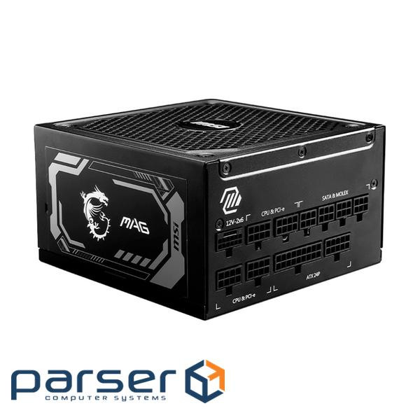 Блок живлення MSI 1250W (MAG A1250GL PCIE5)