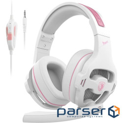 Гарнітура Sades SA-726 Ppower White/Pink (sa726wpj)