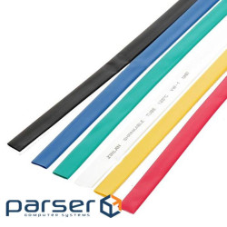 Термоусаживаемая трубка набор APRO 8мм 6 цветов (пак. 1м 30шт)