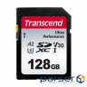 Карта пам'яті TRANSCEND SDXC 340S 128GB UHS-I U3 V30 A2 (TS128GSDC340S)