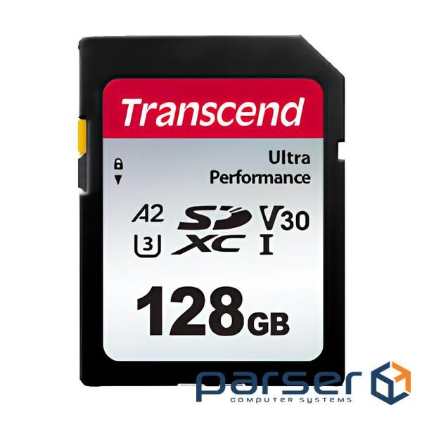 Карта пам'яті TRANSCEND SDXC 340S 128GB UHS-I U3 V30 A2 (TS128GSDC340S)