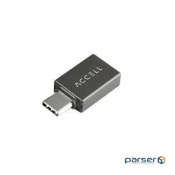 Accell Accessory J238B-001G USB-C to USB-A 3.1 Gen 2 10Gbps Adapter Retail
