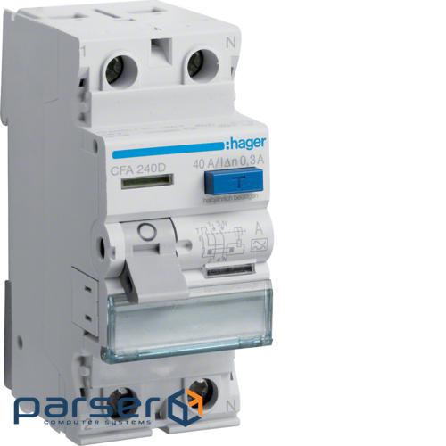 ПЗВ 2P 6kA 40A 300mA A (CFA240D)