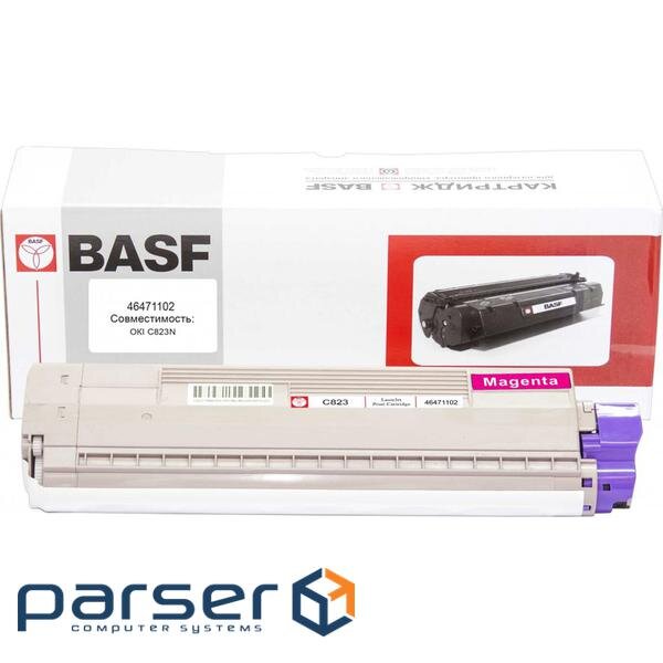 Тонер-картридж BASF OKI C822/823/833dn Magenta 46471102 (KT-46471102) (BASF-KT-46471102)