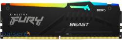 Модуль памяти Kingston DDR5 4800 32GB Beast Black RGB (KF548C38BBA-32)
