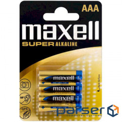 Battery MAXELL Super Alkaline AAA 4pcs/pack (M-790336.04.EU) (4902580164300)