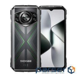 Смартфон Doogee S118 6.58" 12/512ГБ, 2SIM, 10800мА•год, чорно-зелений (6923740243459)