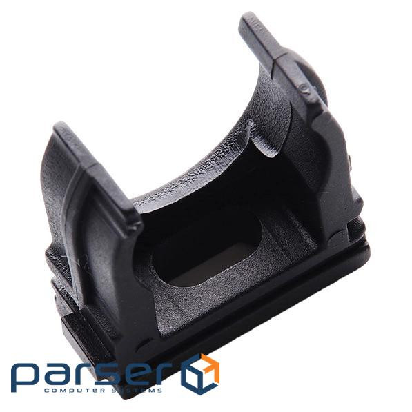 Кліпса для гофри 16 мм чорна (пач. 100 шт.) APRO (APRO чорна (пач 100шт) ))