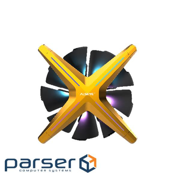 Кулер до корпусу Alseye X12 (Yellow Push) (AS.04.03.0028)