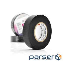 Ізолента 3M 0,15 мм * 18мм * 20м (чорна), діапазон робочих темпера (0,15мм*18мм*20м чорна) )