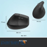 Вертикальна міша LOGITECH Lift Left Vertical Ergonomic Mouse Graphite (L910-006474)