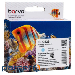 Картридж Barva Epson T0815/T0825 XL (C13T11154A10/C13T11254A10) 410ст, light cyan (IC-0825)