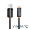 Дата кабель USB 2.0 AM to Lightning 1.0m 3A black XO (XO-CB-300UL-BK)