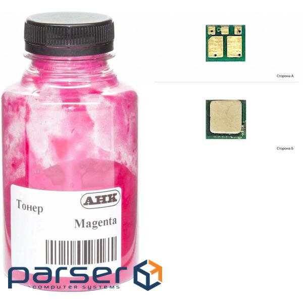 Тонер HP CLJ M180/181 35г Magenta +chip AHK (1505185)