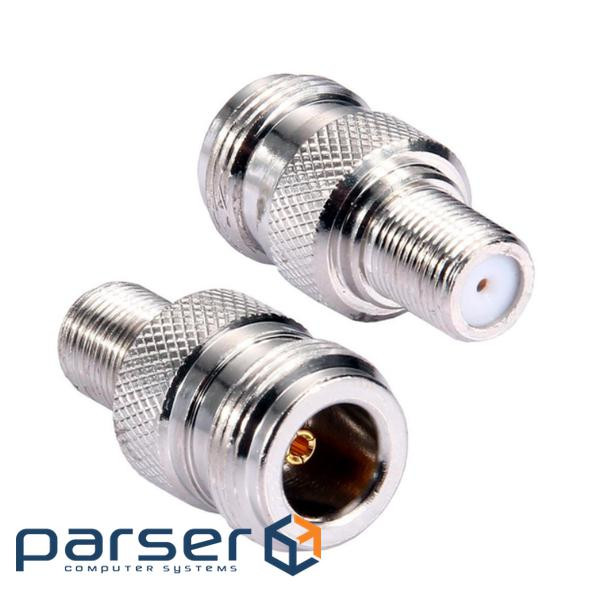 Роз&apos,єм N Type Female під F, гніздо N - гніздо F, корпус латунь ціна за 1шт (YT42115)