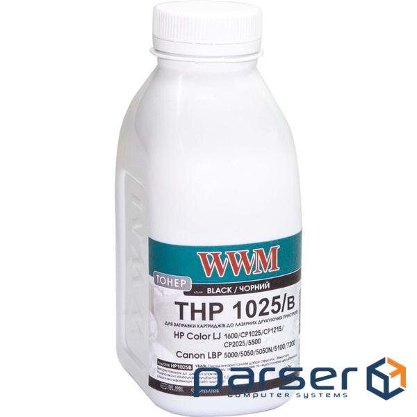 Toner HP CLJ CP1025/Canon LBP 5050/7100 , 40г Black WWM (HP1025B)