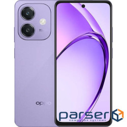 Смартфон Oppo A3 4G 6/256GB Starry Purple, 6.67'' (1604х720) IPS / Qualcomm Snapdragon 6s Gen 1 / ОЗУ 