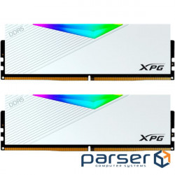 Memory module ADATA XPG Lancer RGB White DDR5 5200MHz 32GB Kit 2x16GB (AX5U5200C3816G-DCLARWH)
