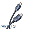 Кабель BASEUS Crystal Shine Fast Charging Data Cable Type-C to Type-C 100W 2м Black (CAJY000701)