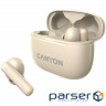 Навушники Canyon TWS-10 OnGo ANC ENC Beige (CNS-TWS10BG)