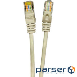 Патч-корд 0.25м UTP cat.5e, CCA, 24AWG, gray GEAR (GPC-UTPCCARJ45-0.25G)