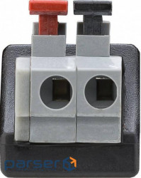 Терміналблок Terminal block-BNC/50ohm,/M 2pin Pitch=5.0mm Push-Down,чорний (75.07.6750-100) (75.07.6750-100)
