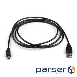 Date cable USB 2.0 AM to Mini 5P 1.8 m Vinga (VCPDCAMMIM1.8BK)