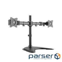 Настільне кріплення HiSmart для двох моніторів 13"-27" (HS083922)