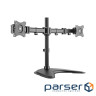 Настільне кріплення HiSmart для двох моніторів 13"-27" (HS083922)