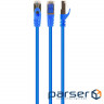 Патч-корд CABLEXPERT S/FTP Cat.6A 5м Blue (PP6A-LSZHCU-B-5M)
