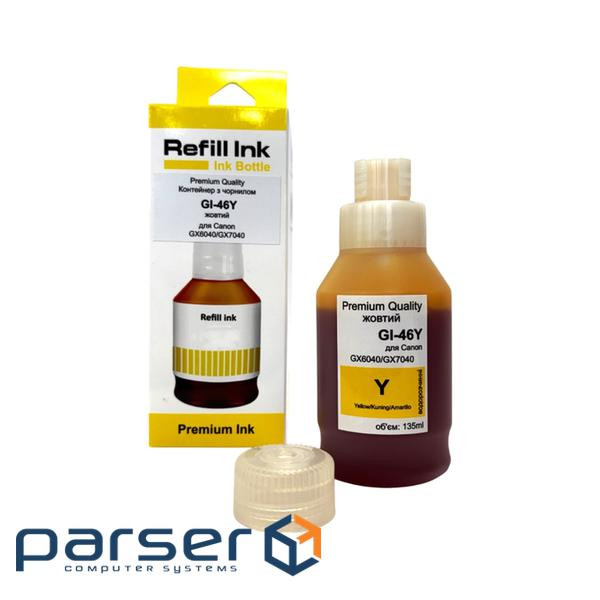 Чорнило Premium Quality Canon GI-46 135мл Yellow SmartFill (70264935)