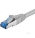 Патч-корд екранований RJ45 SFTP6a 10.0m,patch AWG27 D=6.0mm LSOH Gold Cu,сірий (75.09.3701-10) (75.09.3701-10)