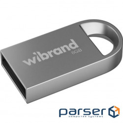 Флешка WIBRAND Lynx 8GB USB2.0 Silver (WI2.0/LY8M2S)