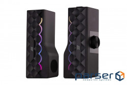 Акустична система 2E PCS232 RGB Soundbar USB Black (2E-PCS232BK)