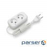 Подовжувач ELECTRUM C-ES-1783 White, 2 розетки, 3м