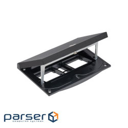 Люк до підлог коробки IP66 2,5хK45 місце 2хRJ45 Keystone, під ключ, чорний (indoor) (KFH201SEC/74)
