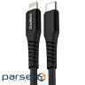 Кабель USB3.1 Type-C M-Lightning M, 1.0 м, PD 27W чорний Choetech (XCL-1030-BK)