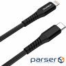 Кабель USB3.1 Type-C M-Lightning M, 1.0 м, PD 27W чорний Choetech (XCL-1030-BK)