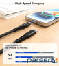 Кабель USB3.1 Type-C M-Lightning M, 1.0 м, PD 27W чорний Choetech (XCL-1030-BK)