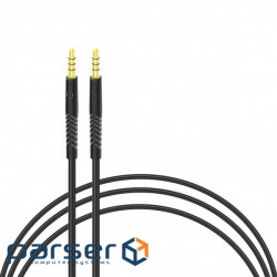 Cable Intaleo CBFLEXA1 (1283126487538) AUX 3.5mm M-3.5mm M, 1.2m Black