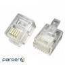 Конектор RJ12 6P4C 100 шт Ritar (2775)